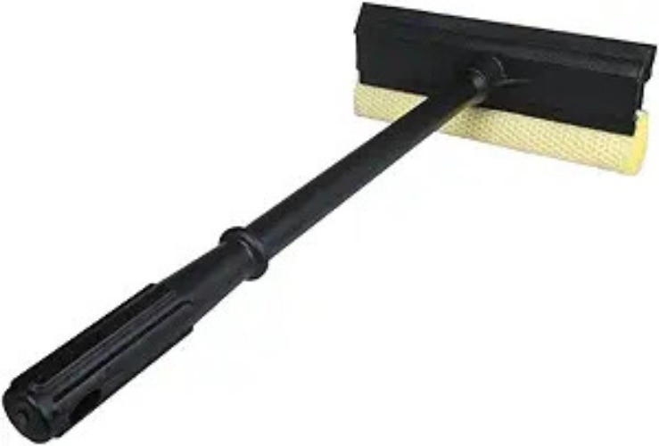 Window Cleaning Tool 2 in 1 Car Squeegee Windshield Cleaning Spo Color: Yellow