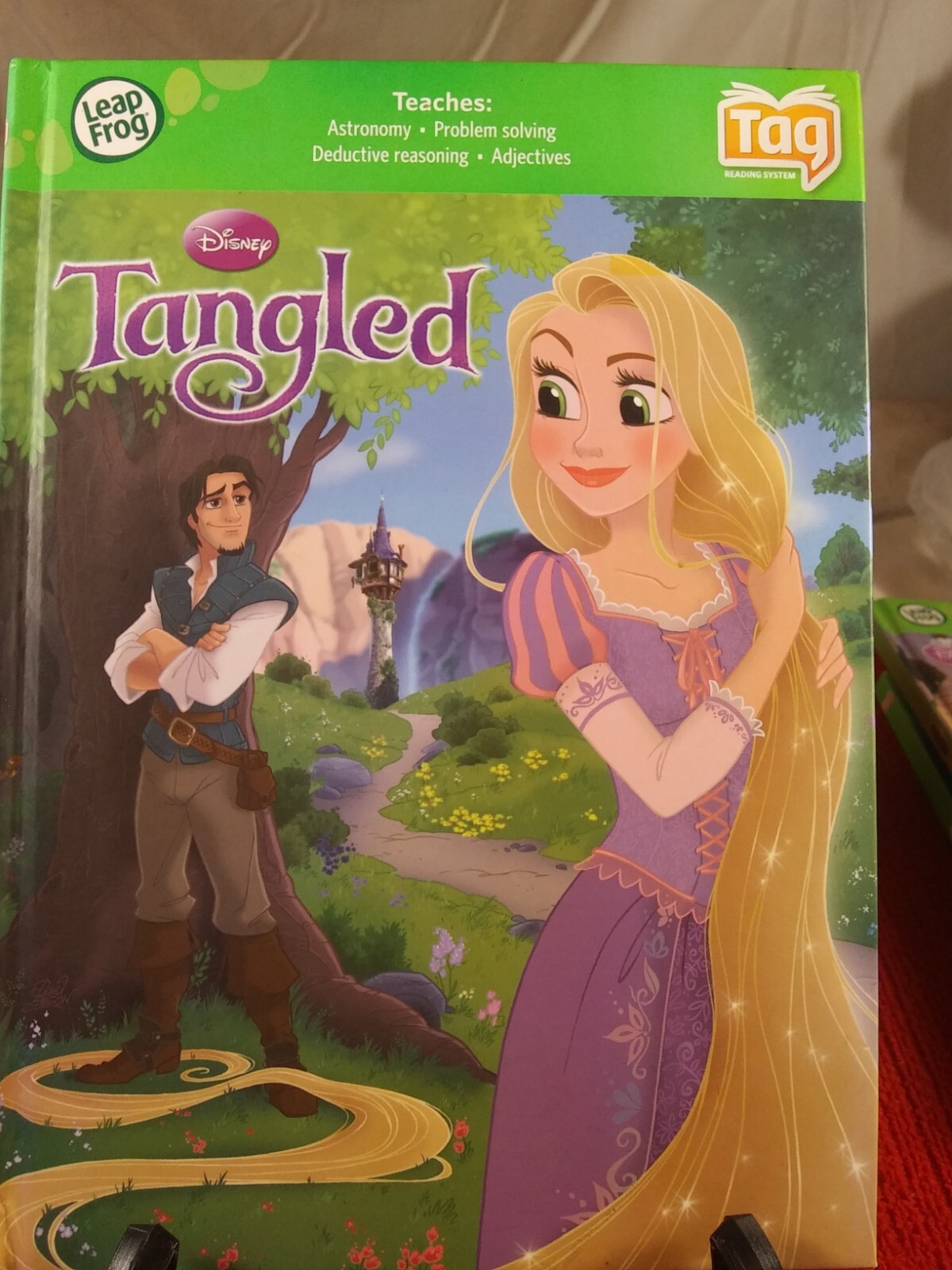 LeapFrog LeapReader TAG Book Disney Princess Rapunzel Tangled School Girls Kids