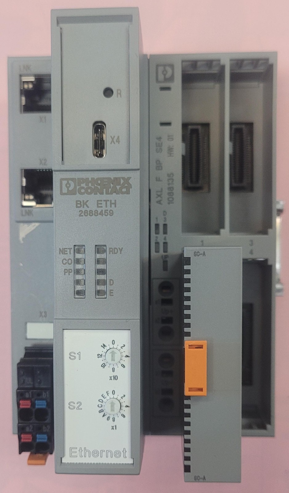 Phoenix Contact Ethernet AXL F BK ETH & Base AXL F BP SE4 & Cover AXL SE SC-A