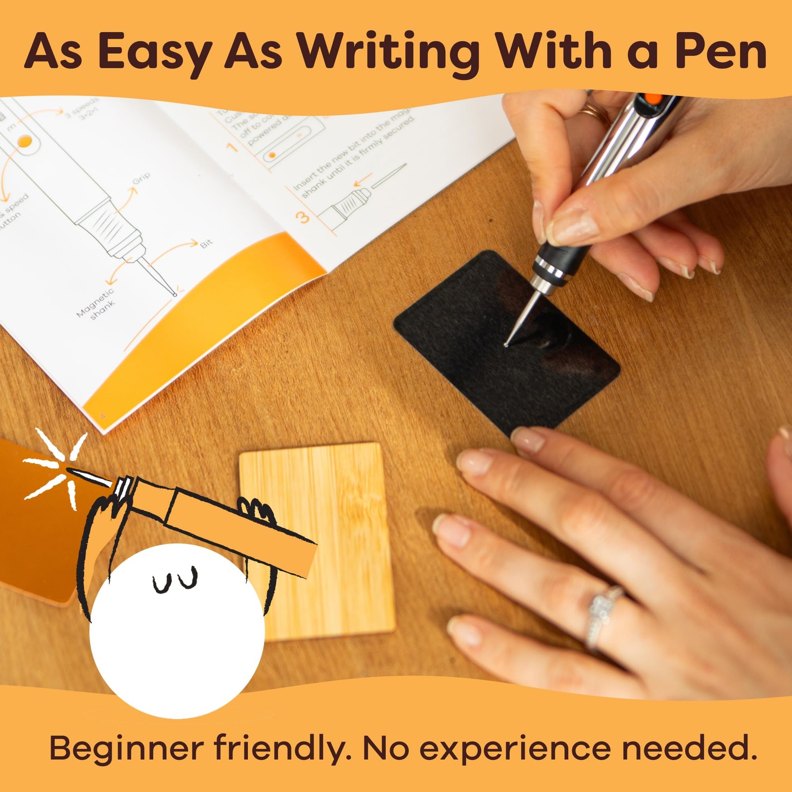 Customizer Engraving Pen (Formerly Culiau): Ultimate Cordless Portable Tool f...