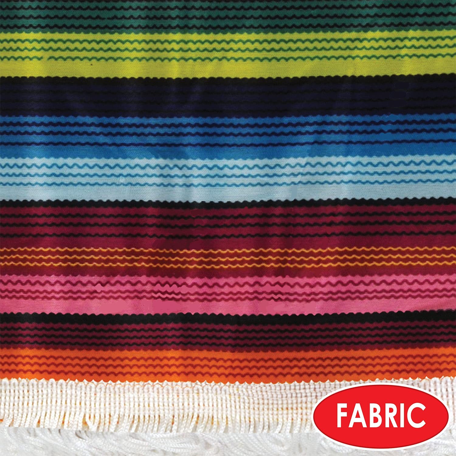 Beistle Serape One Size Fits Most, Multicolor