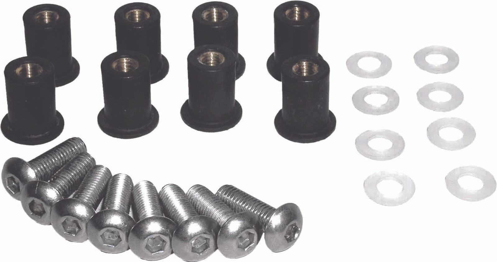 SPI PRODUCTS SM-06013 WINDSHIELD FASTNER KIT