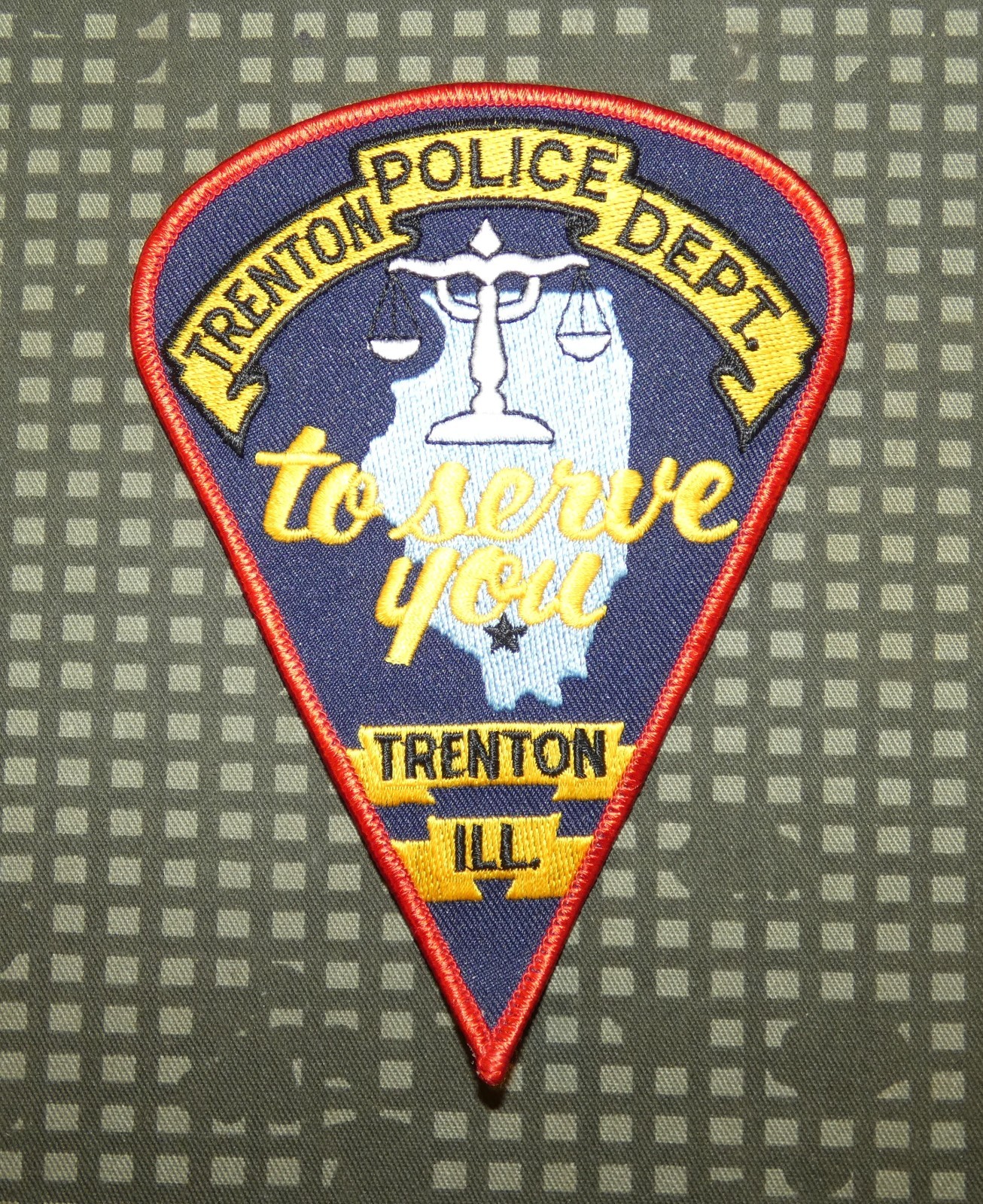 Vintage City of Trenton Police Department Patch (Illinois)