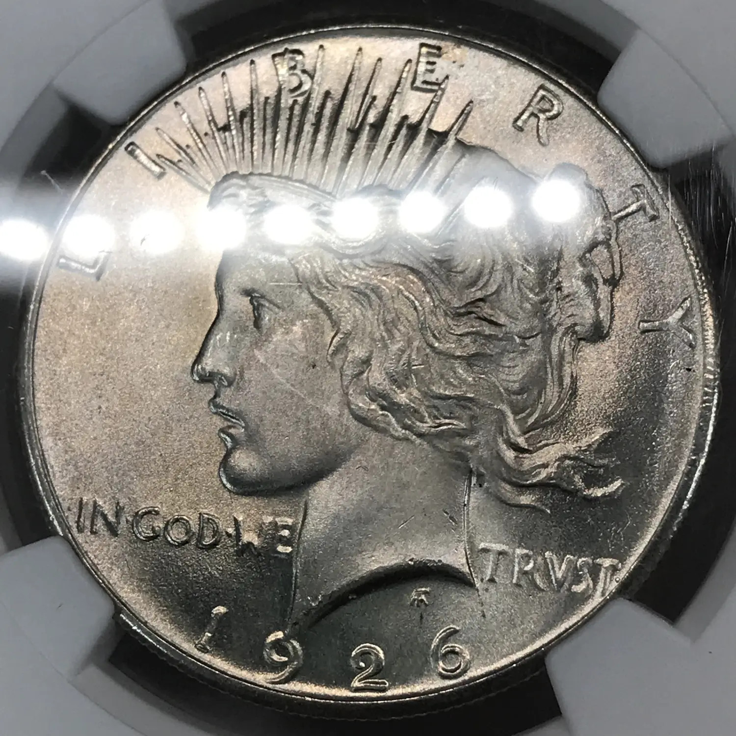 1926 P Peace Silver Dollar NGC MS-66