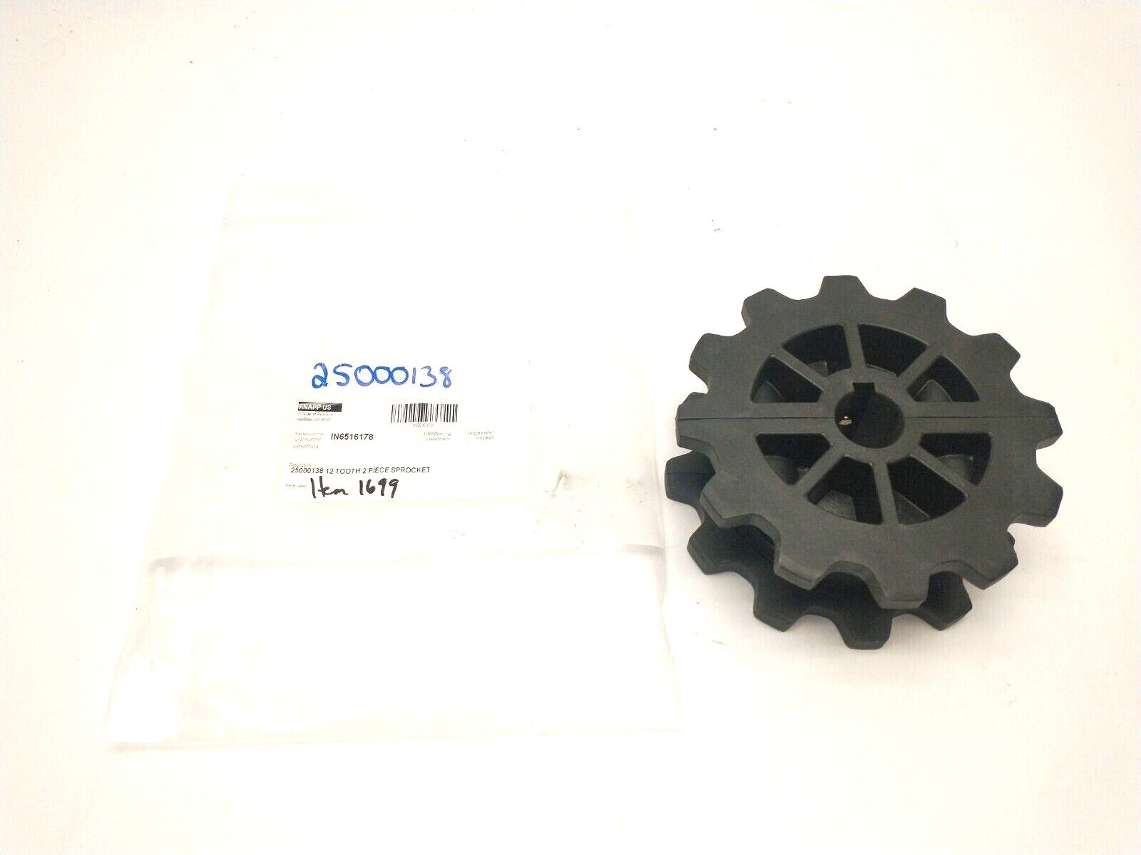 Knapp 25000138 12 Tooth 2 Piece Sprocket