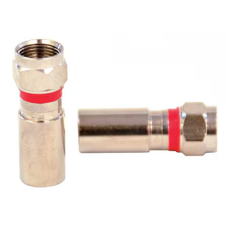 Dolphin Components Dc-Cf59plenq Coupler, Cable, F-Type/Male, Rg59, Pk10