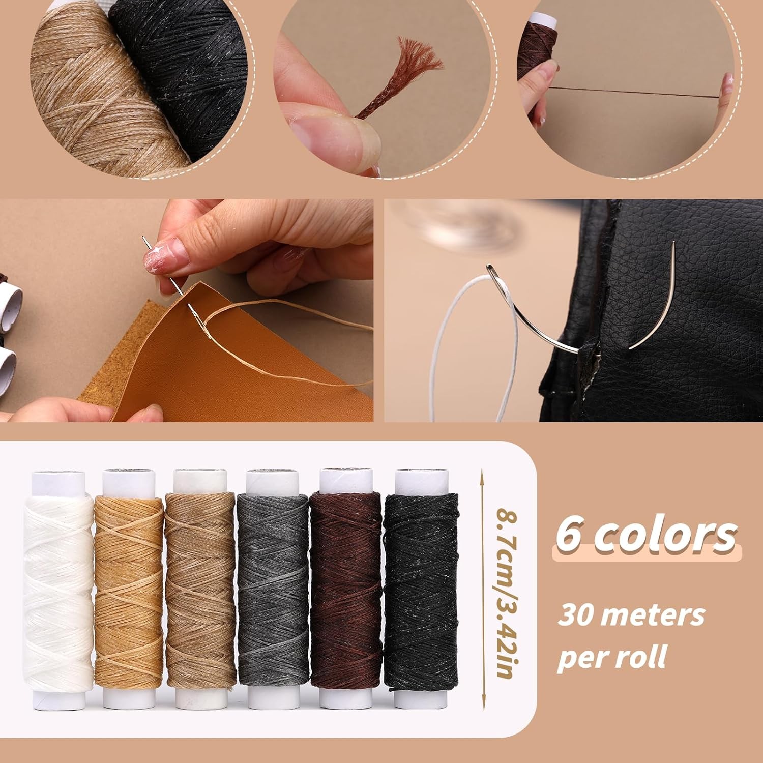 49 Pcs Hand Bookbinding Tools Bookbinding Kits for Beginners Bookbinding