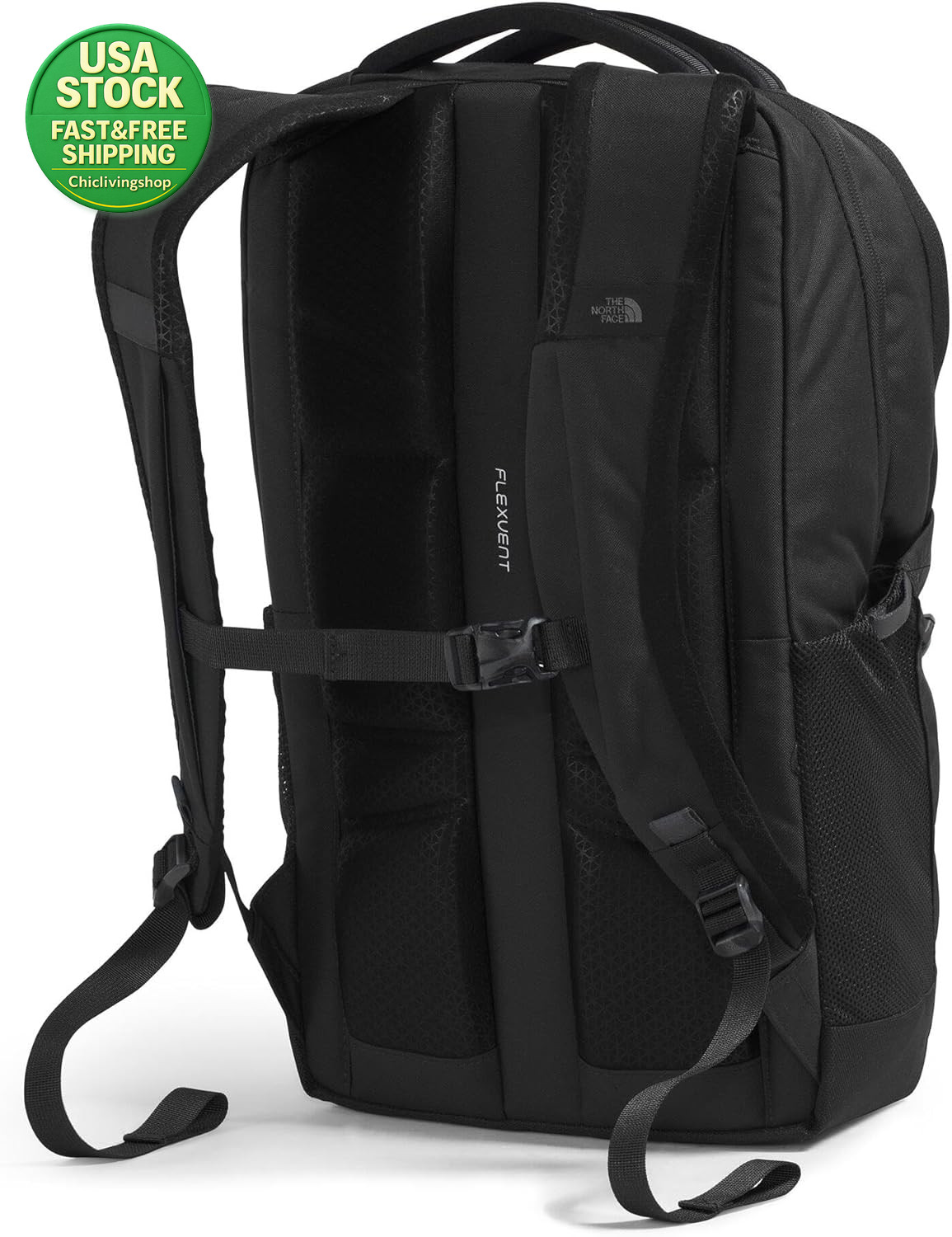 The North Face Jester Laptop Backpack 28L Water Repellent TNF Black Daypack