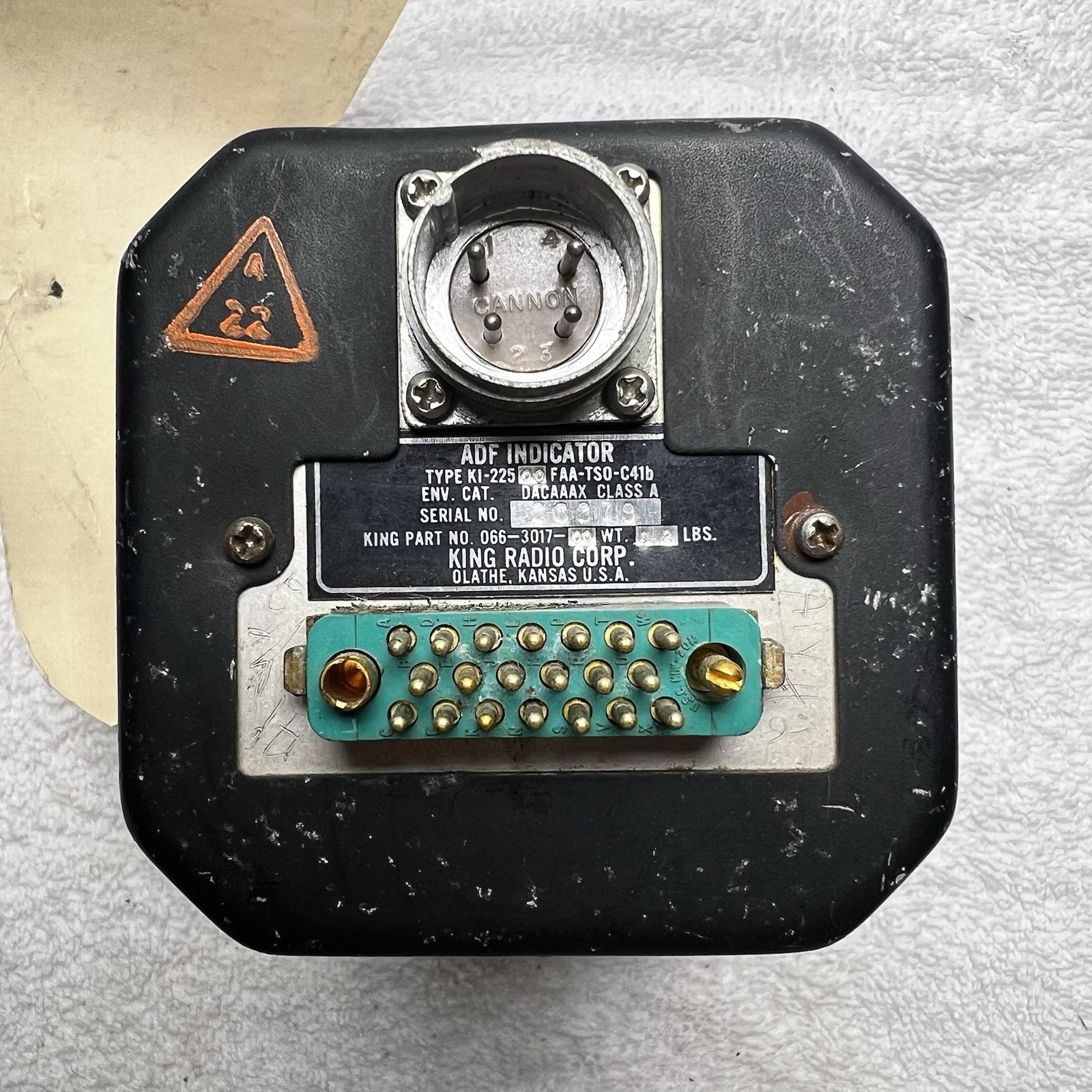 Bendix King KI 225-00 ADF Indicator P/N: 066-3017-00