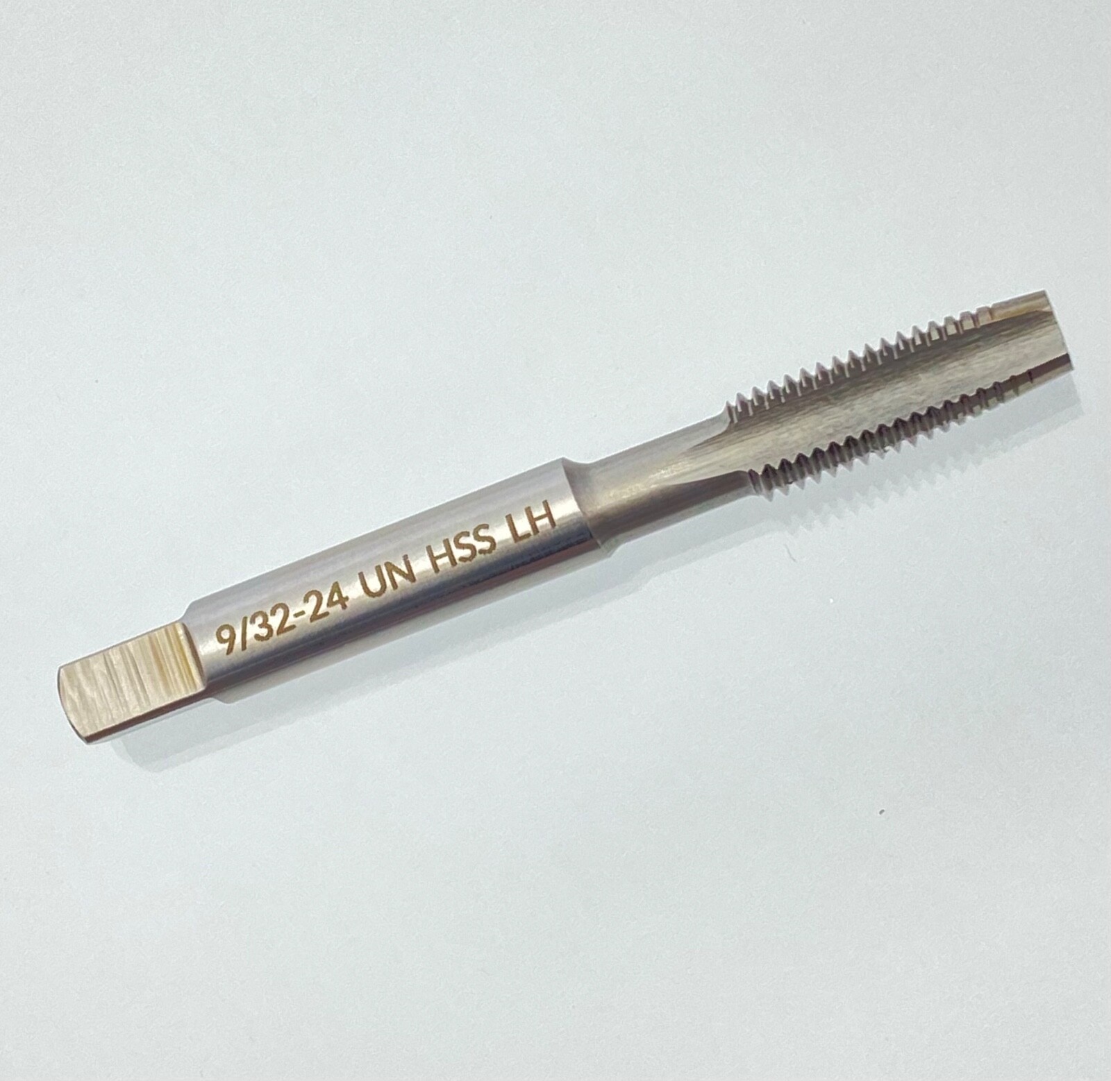 9/32-24 UN M2 HSS Left Hand Thread Taper Tap, Stanley Plane Restoration Tools