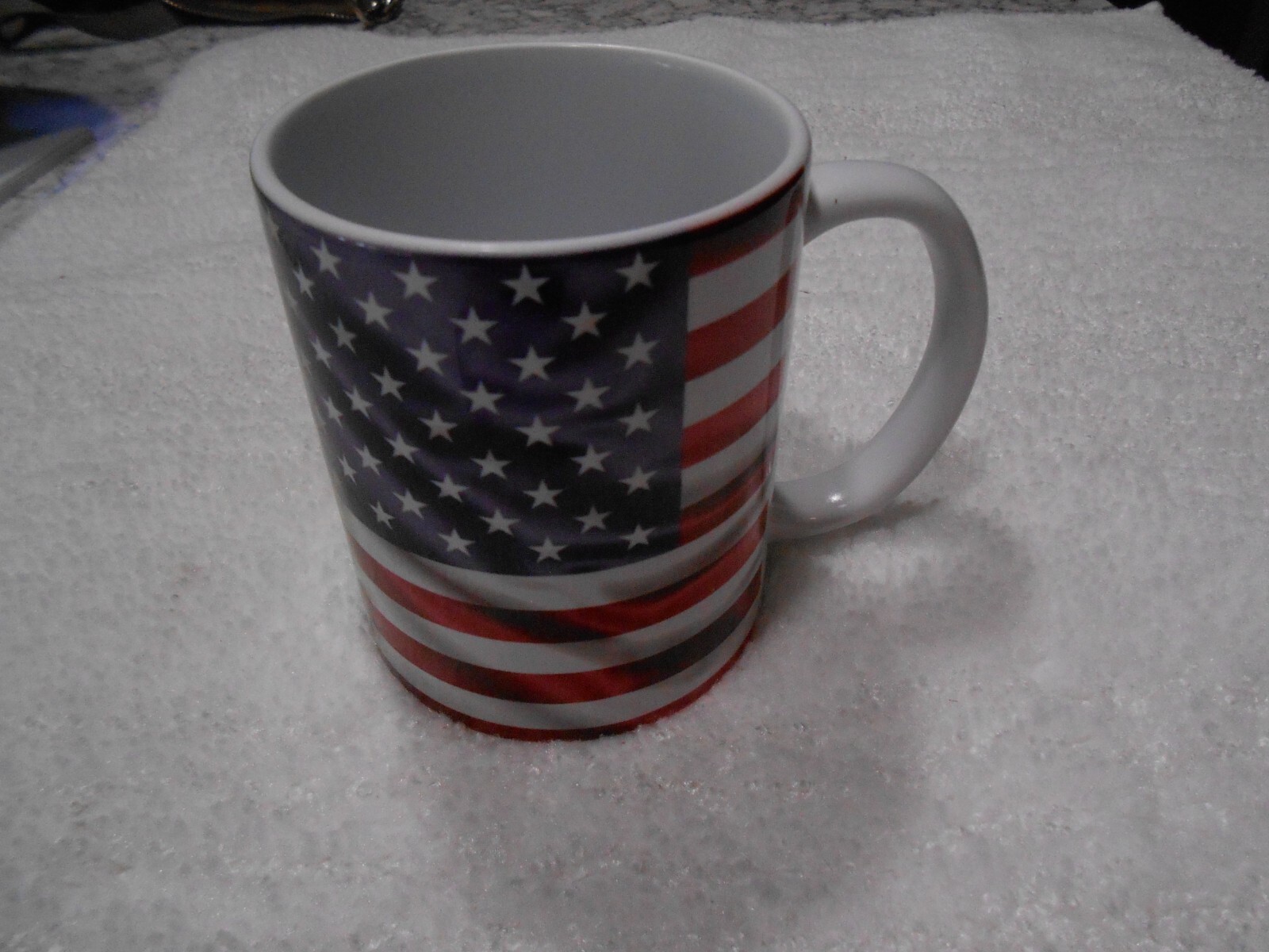 American, Brazil Flags Coffee Mug