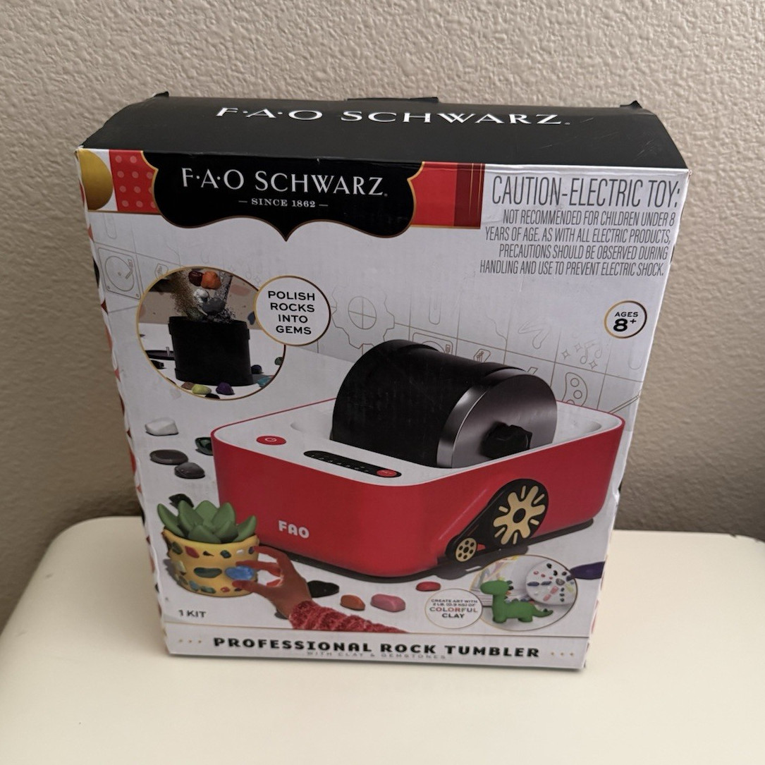 FAO Schwarz Professional Rock Tumbler Rock and Roll Kit, Ages 8+