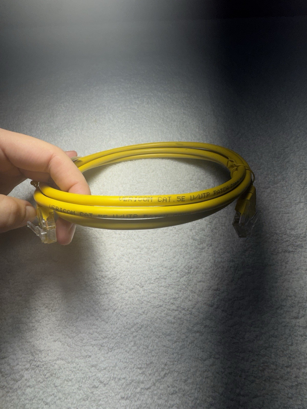 HSI PAT Cable RJ45 Booted Yellow 7Ft. XPC5U03582.RTL