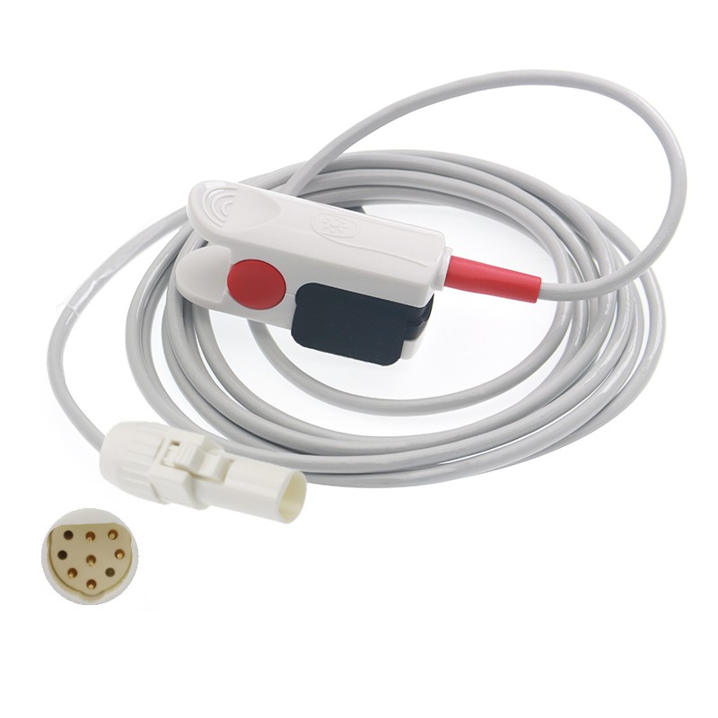 6Pin SpO2 Sensor Probe Cable 3M For M&B CD2000 MB526T Joinscience CD2000 Monitor