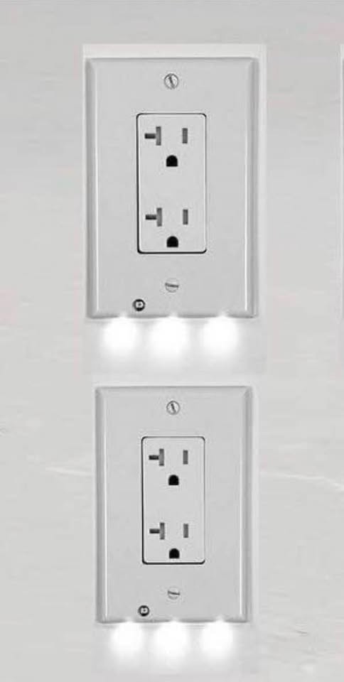 6 PACK RECTANGLE LED OUTLET PLATES ** READ BELOW **