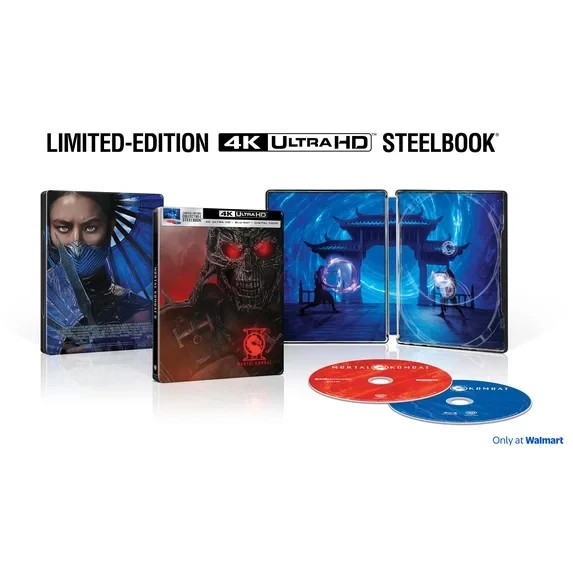 MORTAL KOMBAT 2 STEELBOOK 4K ULTRA HD + BLU-RAY + DIGITAL NEW! SEALED!