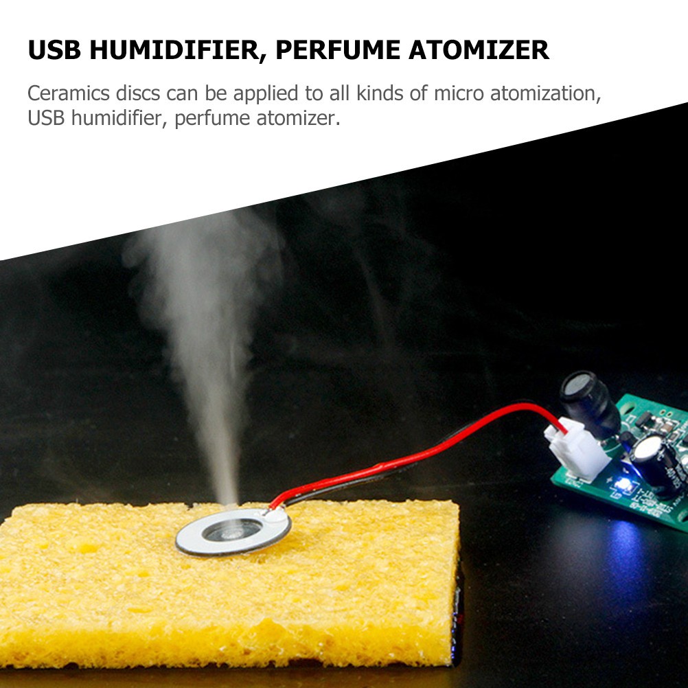 4Pcs Humidifier Ultrasonic Fogger Ceramic Discs Mist Maker Atomizing Plates
