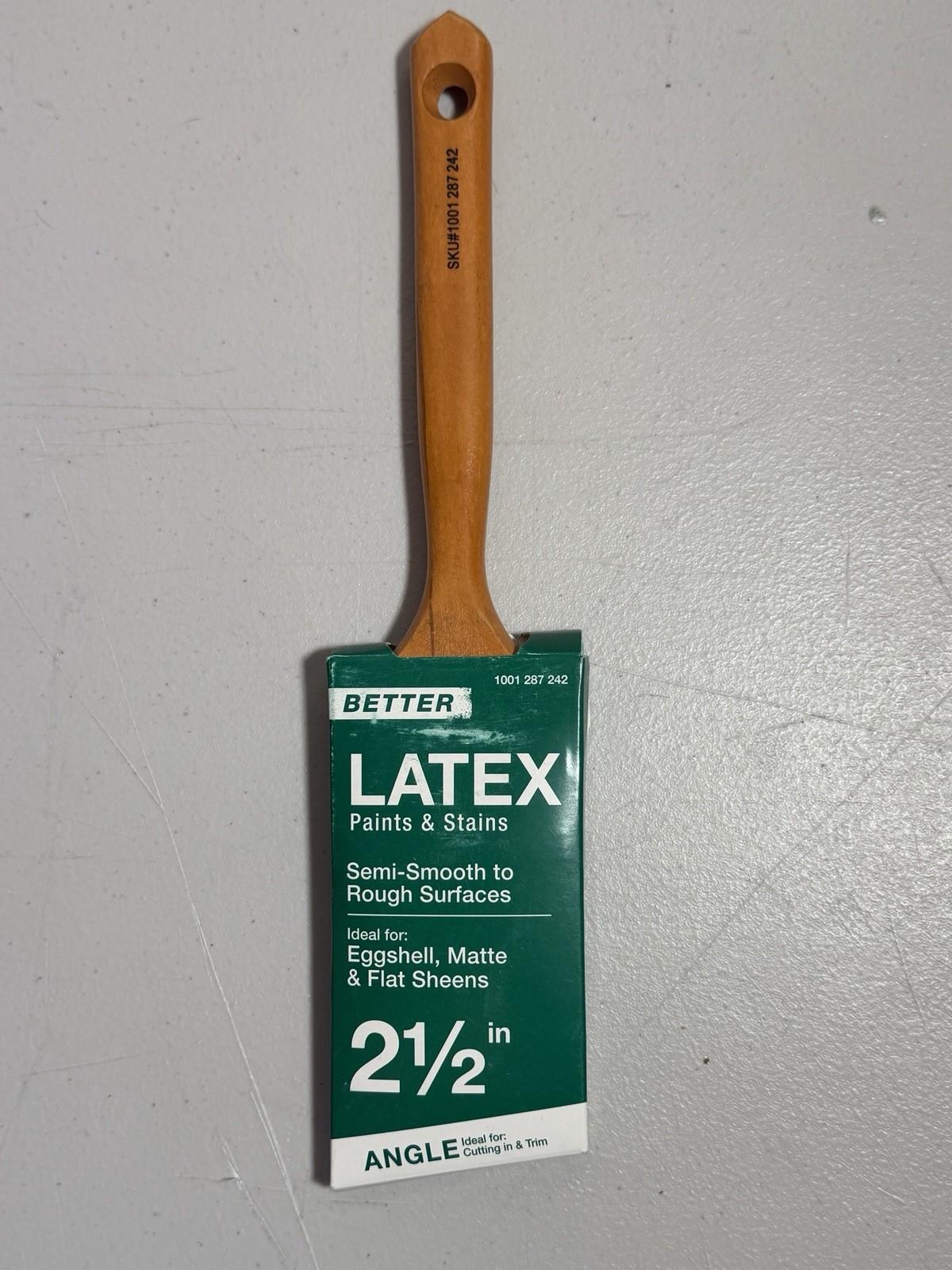 Lot 4 Better 2" Flat Paint Brushes + 2.5" Angle Cutting In Trim