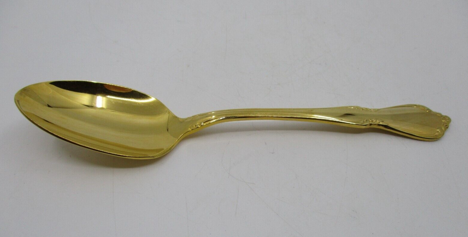 ONEIDA STAINLESS GOLDEN CHATEAU / CHATEAU GOLD TEASPOON  - 6"  01S