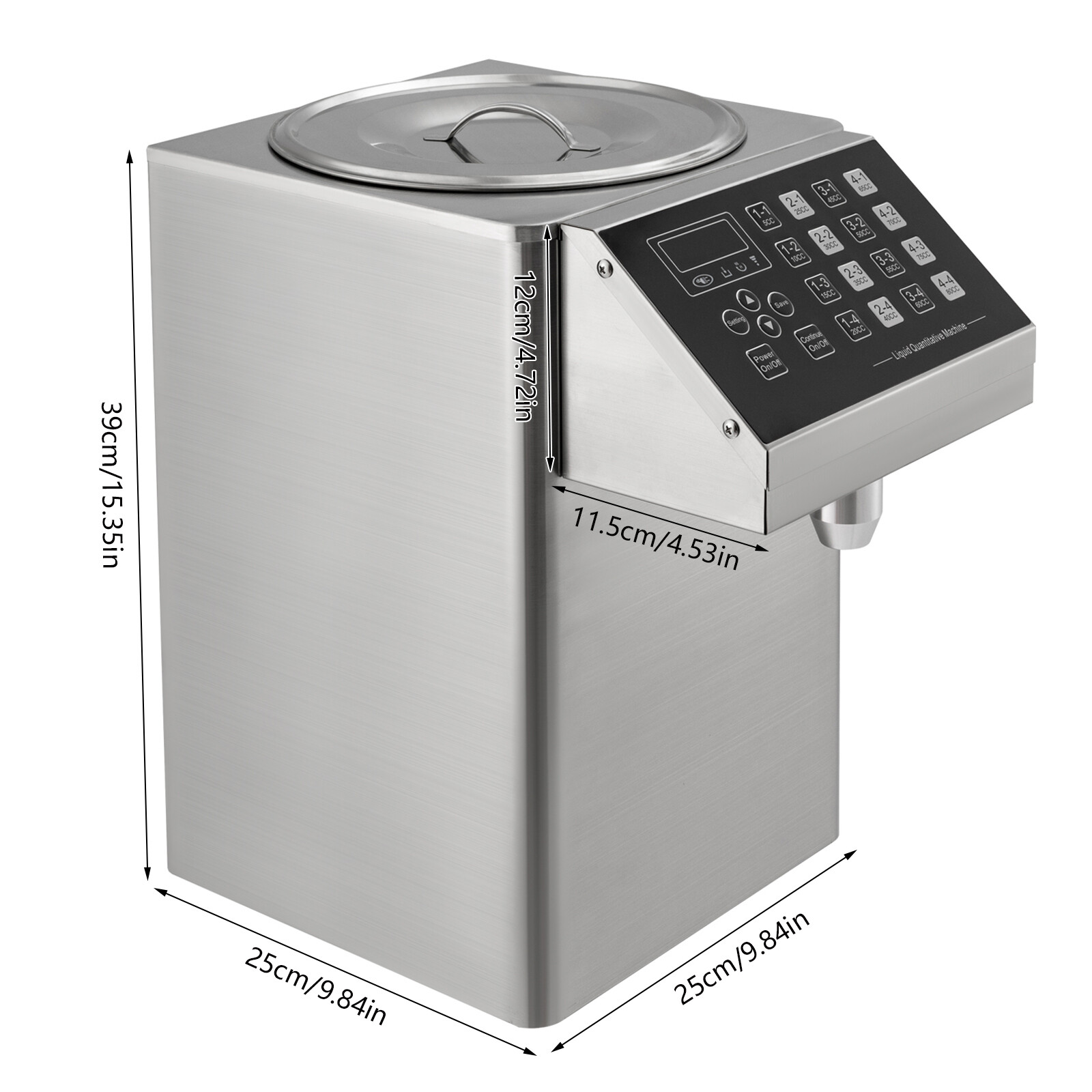 Automatic Quantitative Fructose Machine Groups Milk Fructose Tea Sugar Dispenser