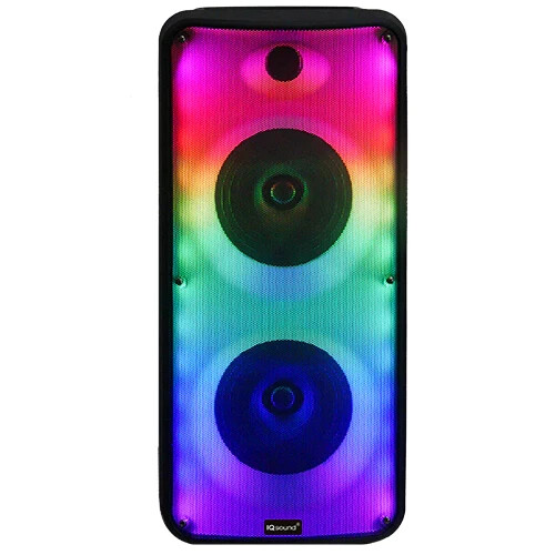 Supersonic Fire Box 2 x 8 TWS Bluetooth Speaker / Light Show /Microphone NEW