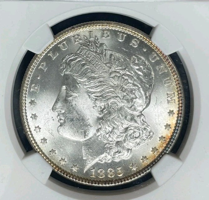 1885 MORGAN SILVER DOLLAR ~ NGC - MS 64 ~BEAUTIFUL COIN~ REF#32-021