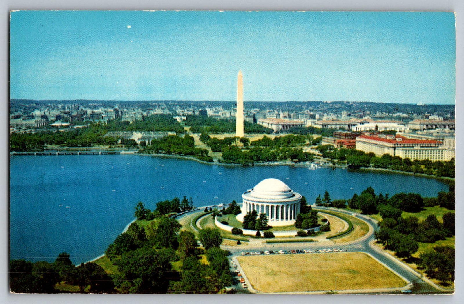 Postcard - Washington, D. C., Aerial View