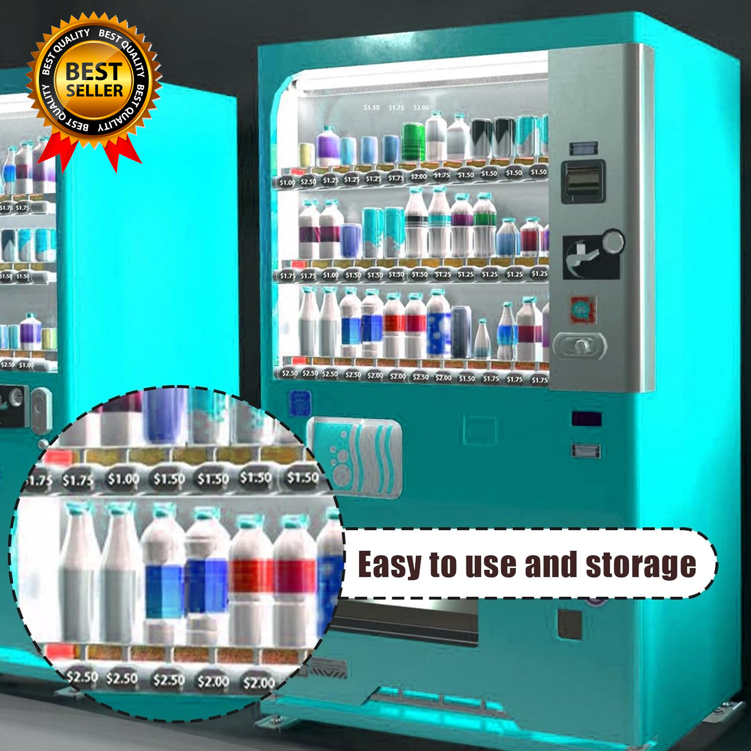 1560Pcs Vending Machine Price Labels, 12 Sheets Snack Vending Machine