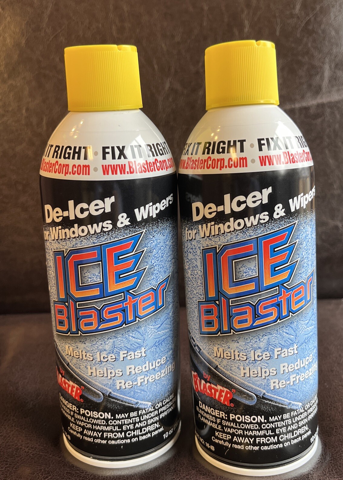 BLASTER, DE-ICER For  Windows & Wipers - Set Of 2