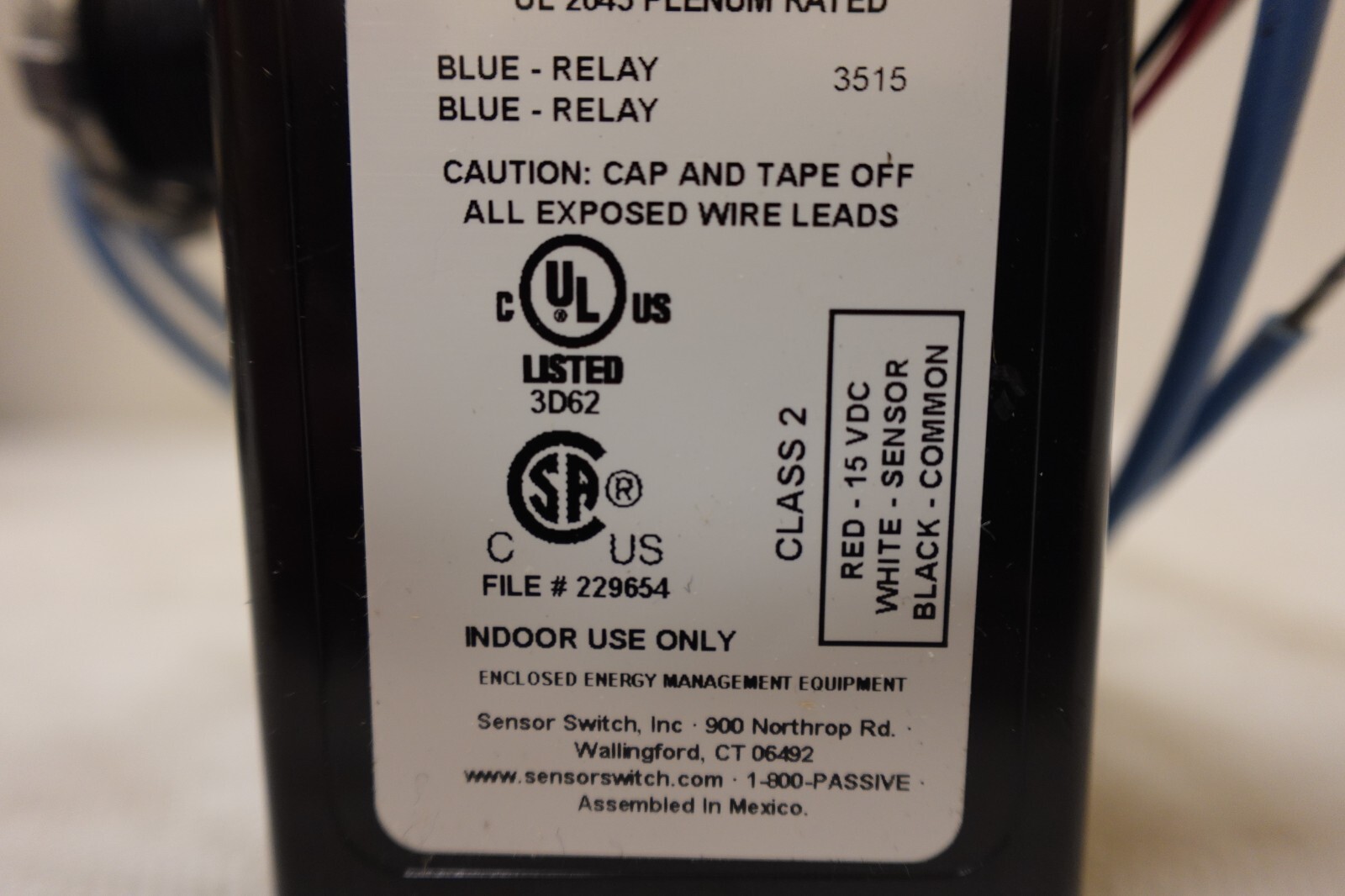 ACUITY - SENSOR SWITCH SP20 Power Pack, For Occupancy Sensor 6EZZ3