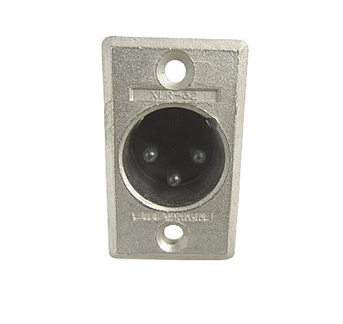 ITT Cannon XLR-3-32 Male Panel Mt Connector , Set of 6 - New, Free Shipping