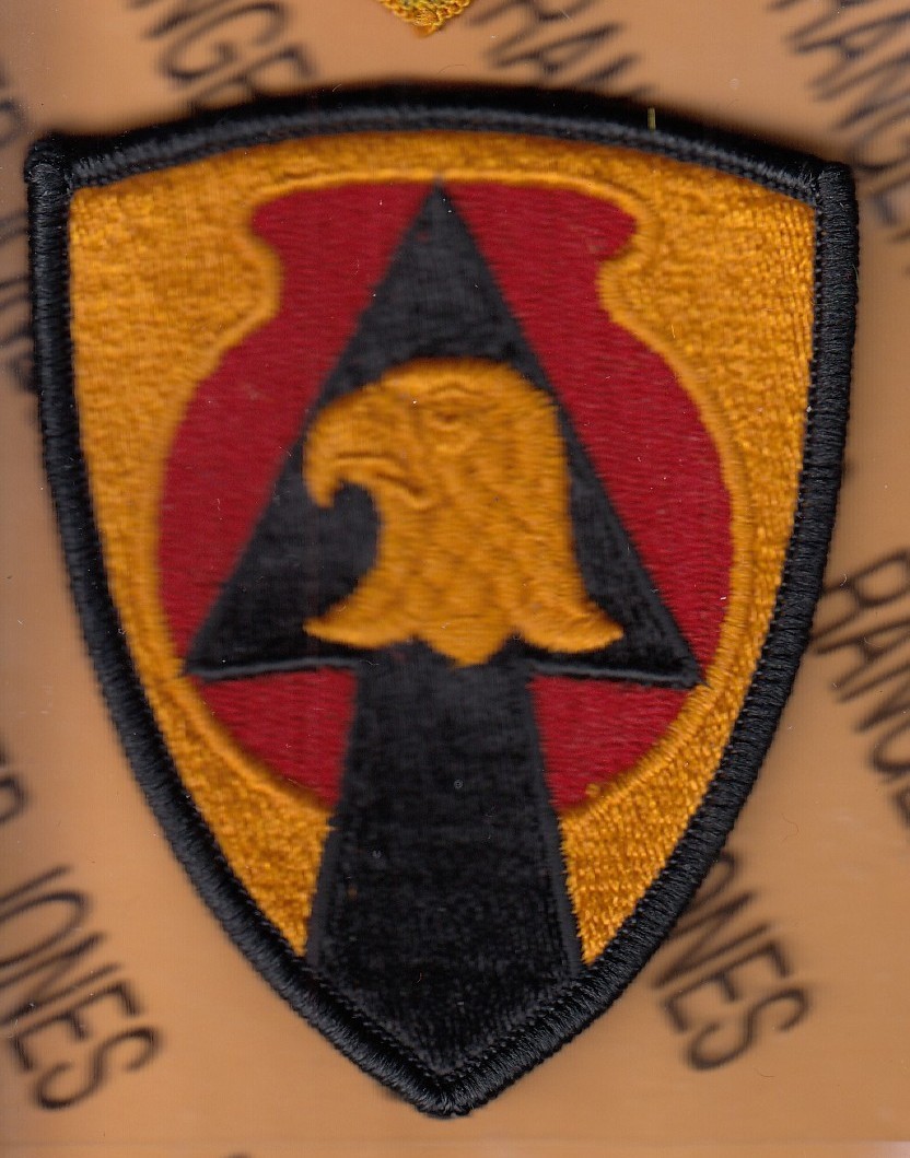 US Army 734th Support Brigade ~3.25" patch m/e B