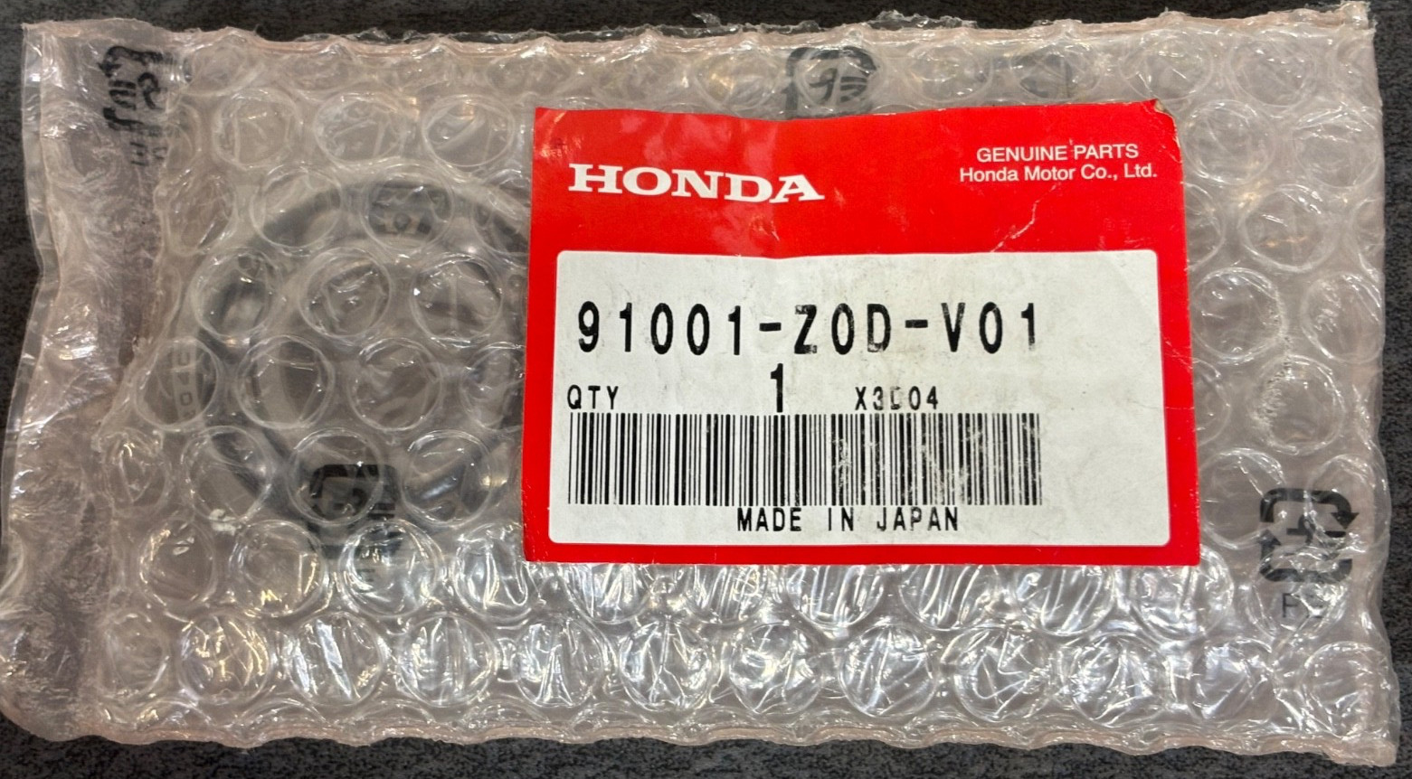 HONDA OEM Bearing GX100 GX100RT GX100T GX100UT GX100U 91001-Z0D-V01 Genuine OEM