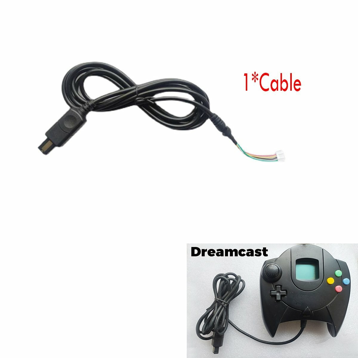 Cable For Sega Dreamcast Game Console Controller Replacement