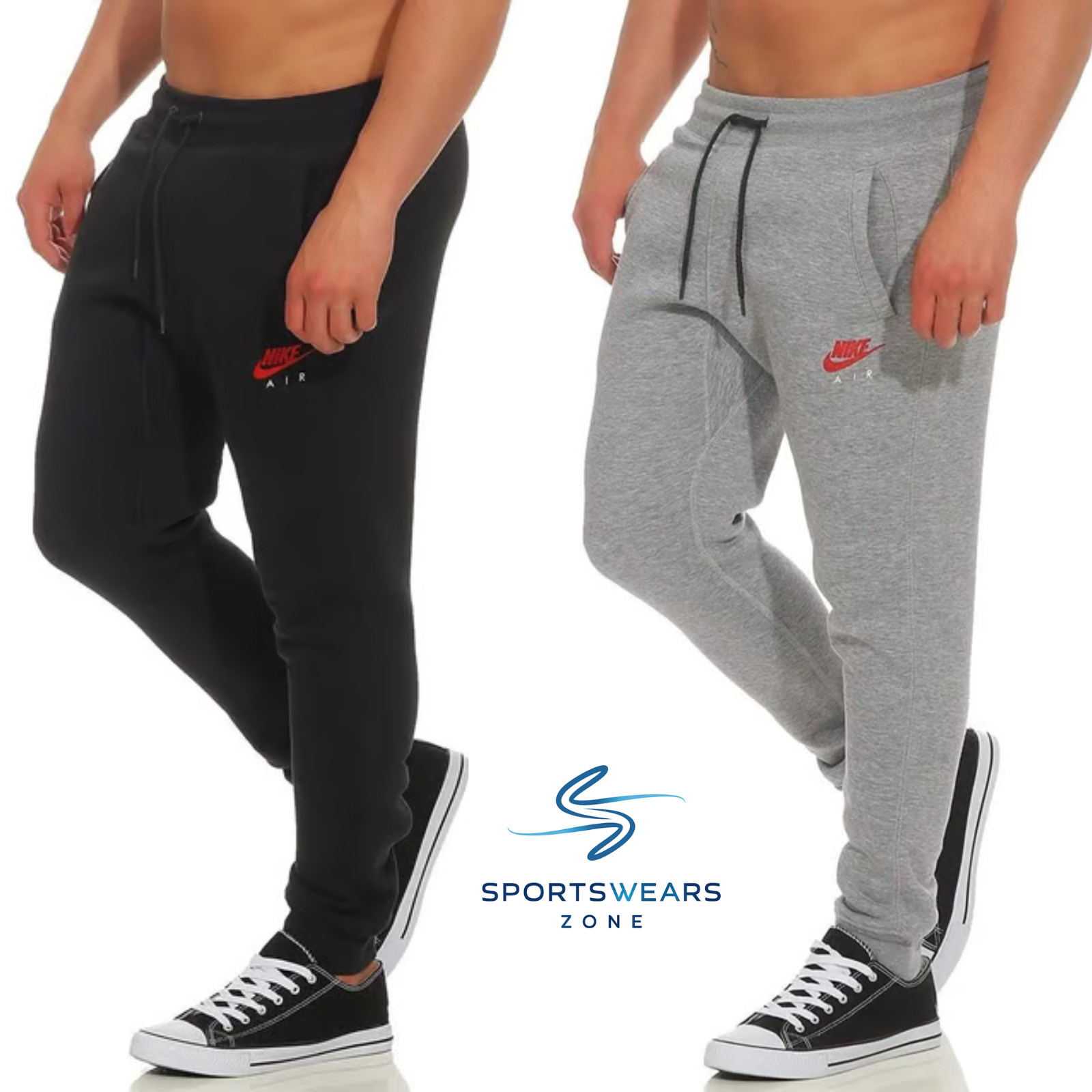 Nike Air Mens Fleece Joggers Sweat Pants  Activewear Tracksuit Bottoms Jogging