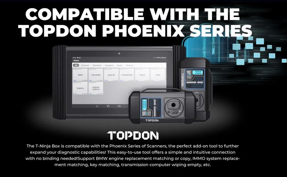 TOPDON Phoenix Max & 4-Ch Oscilloscope Scope Kit ECU Programming 13.3" Scan Tool