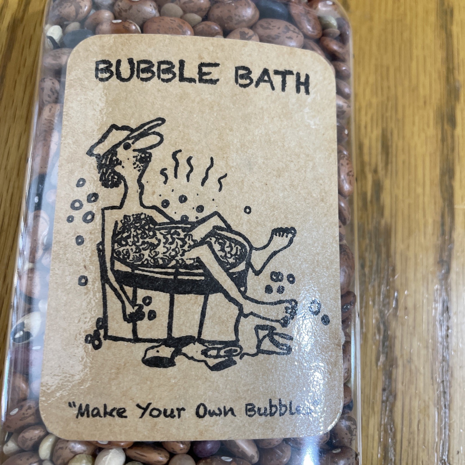Redneck Bubble Bath Novelty Gag Gift "Make Your Own Bubbles USA Tobasco Attached