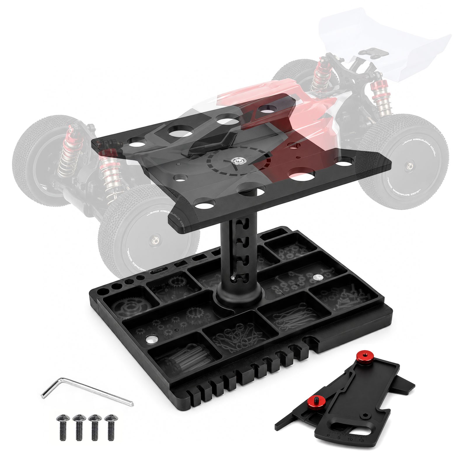 RC Car Repair Station Work Stand 360°Rotate for 1/10 1/12 1/14 1/16 RC Car Truck