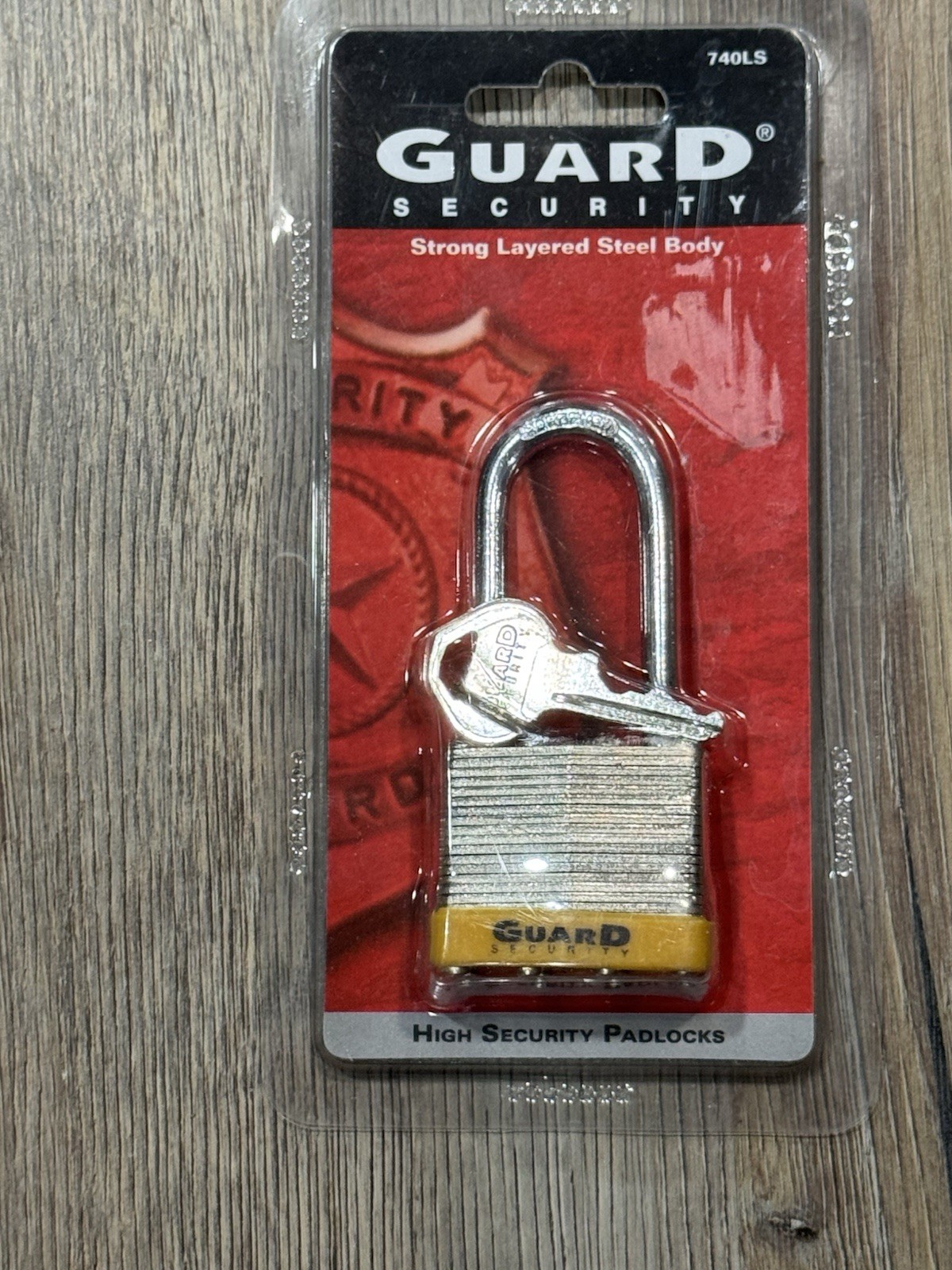 Guard Pad Lock 1-1/2 Long Shackle