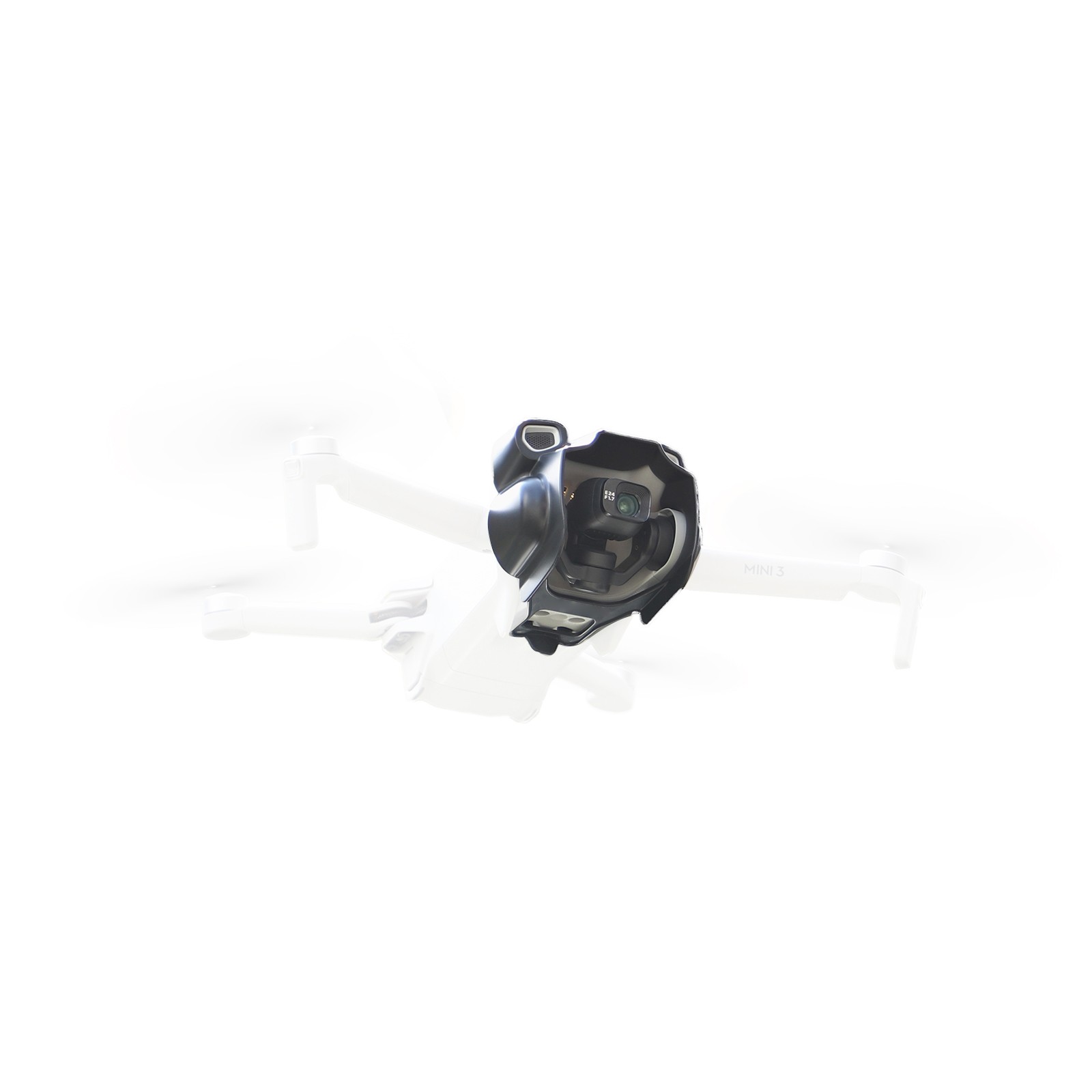 1Pc Black Lens Hood Guard Gimbal Sun Shade Cover For DJI Mini 3 Drone Accessory