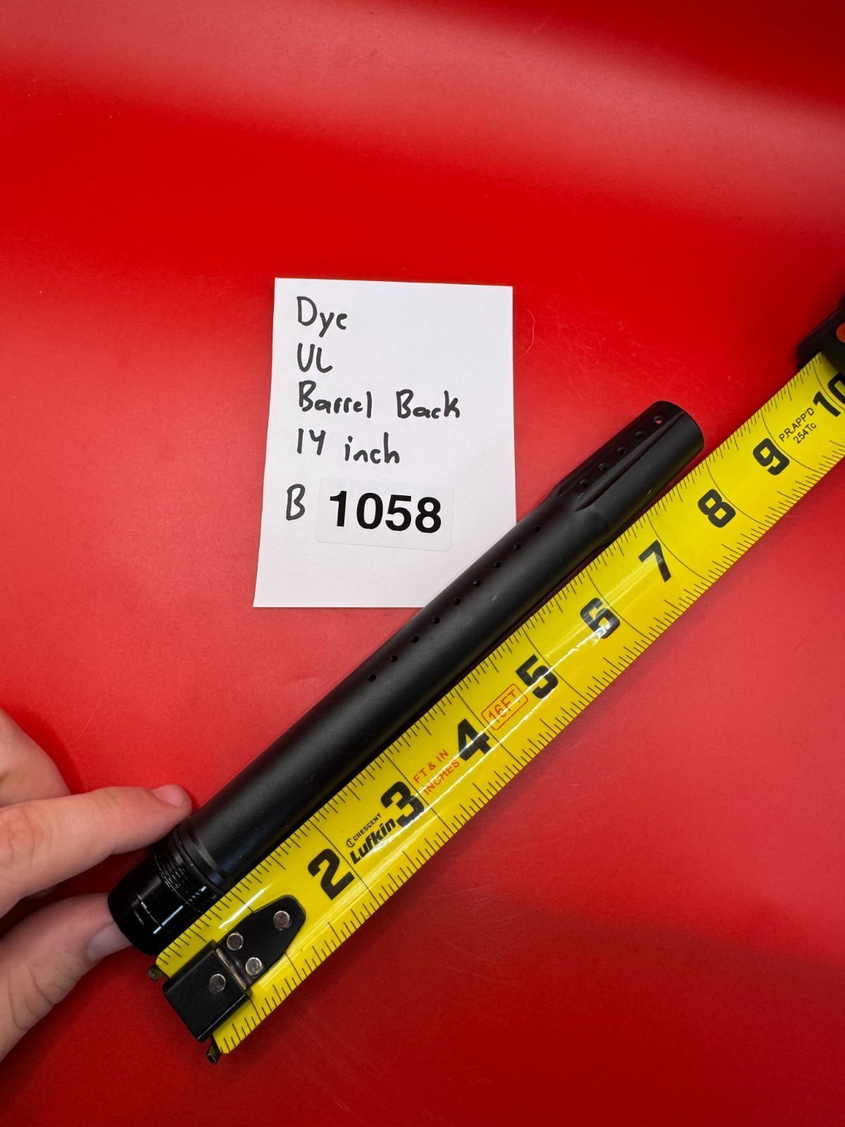 Dye UL Paintball Barrel Tip 14 inch