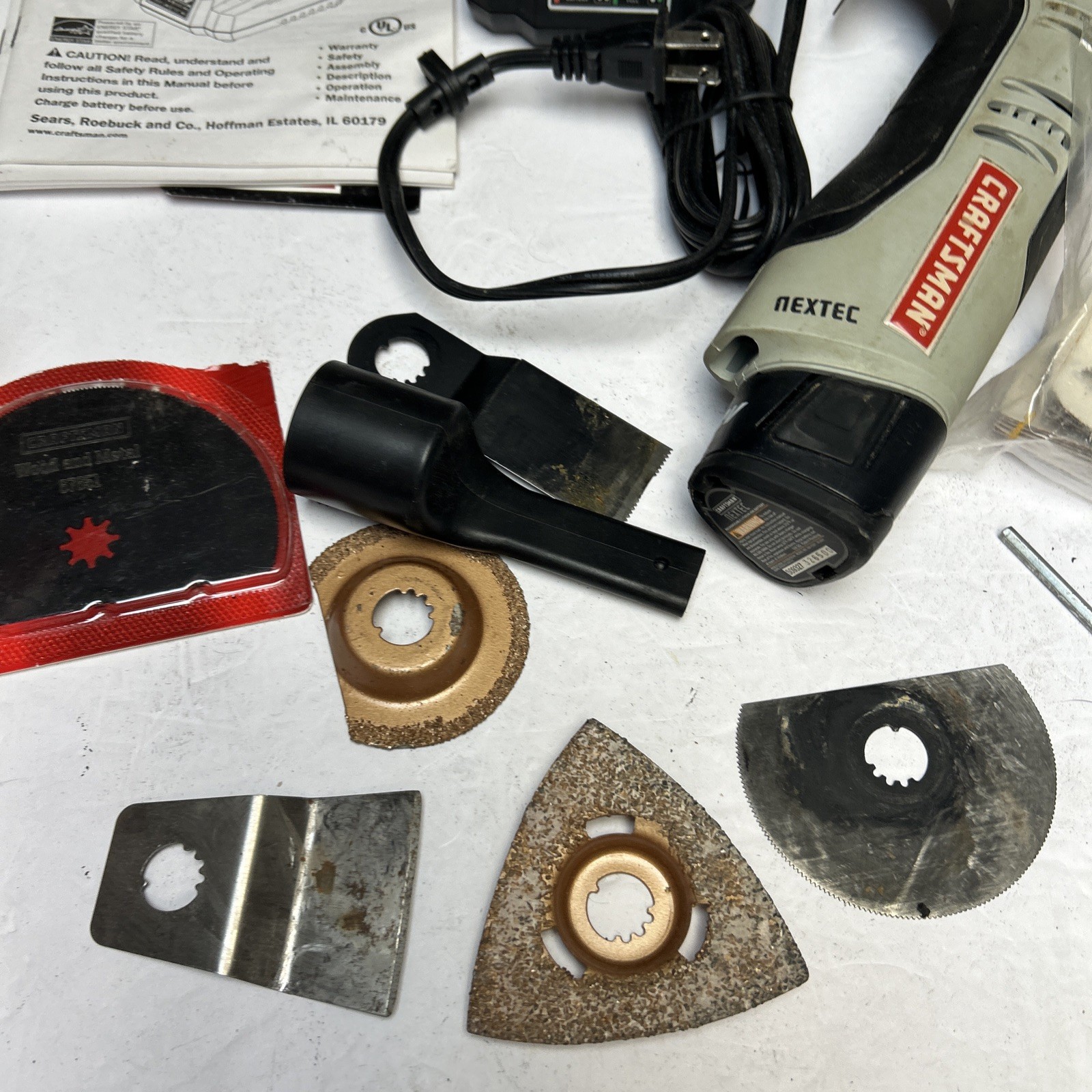 Craftsman Nextec 12 Volt Compact Multi-Tool Charger Battery Accessories
