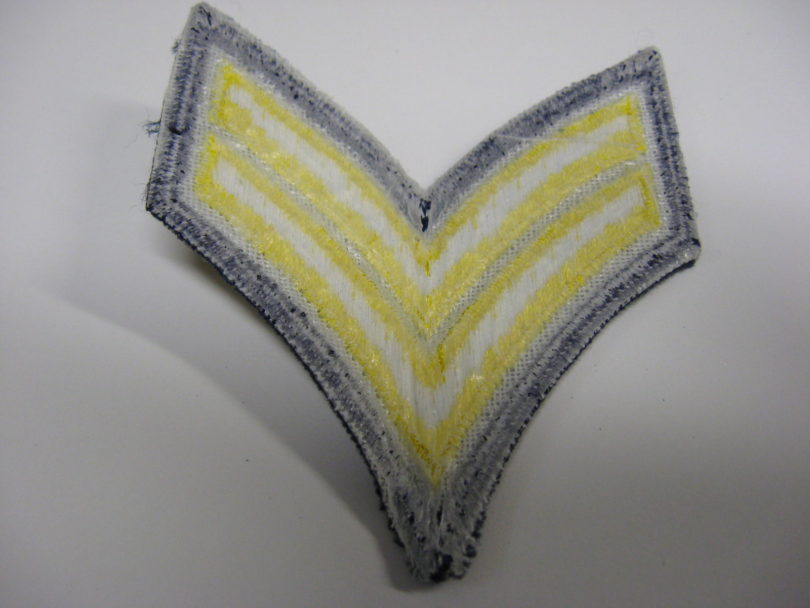 NEW Corporal Insignia Patch, Gold & Blue, 3" x 3"