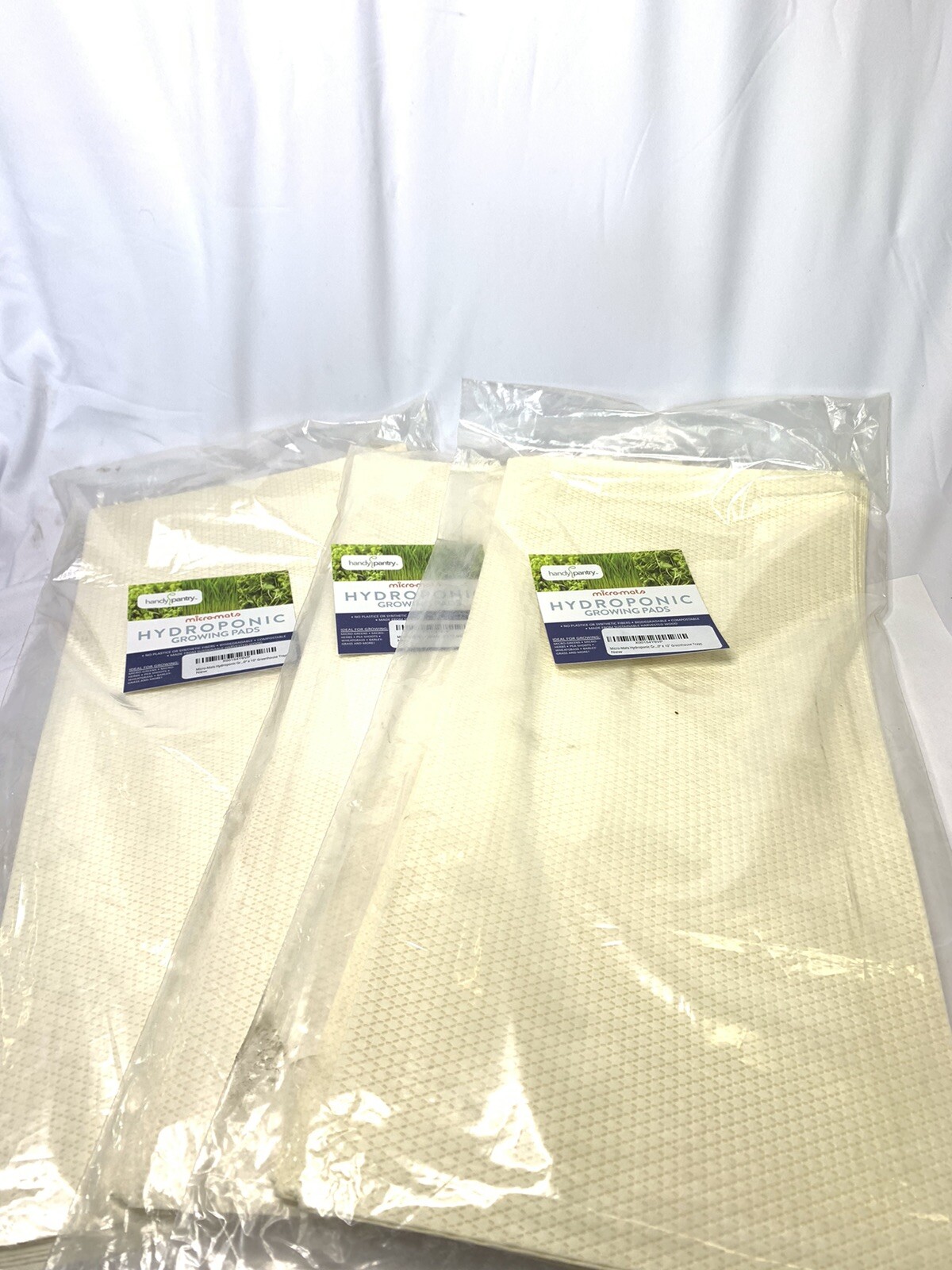 30-Hydroponic Micro Mats 10” X 20 Inch Biodegradable Compost Tray Growing Pads