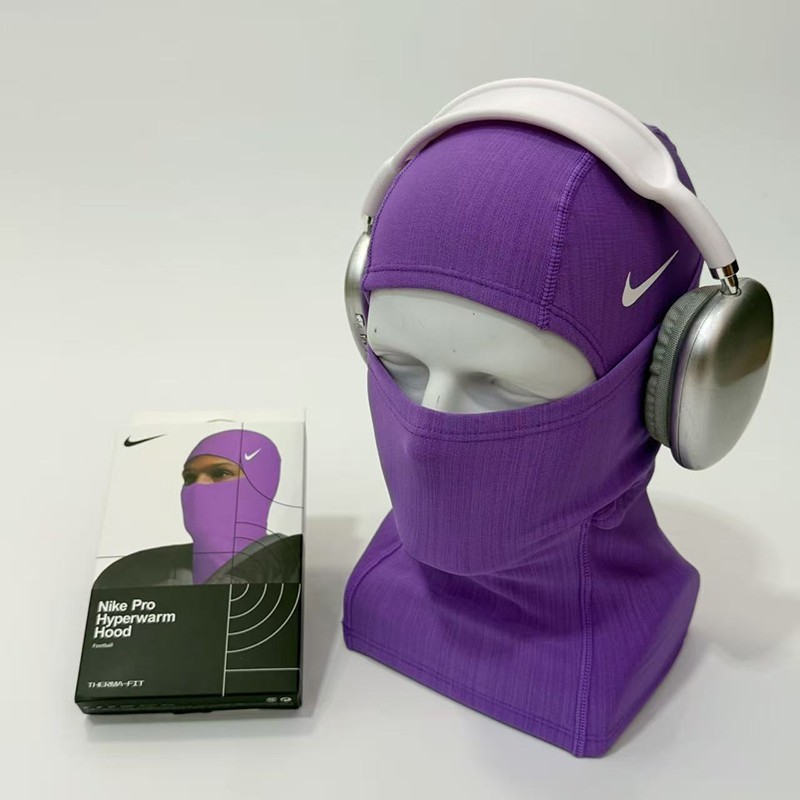 Nike Pro Therma-Fit Hyperwarm Hood Ski Mask Balaclava - US Stock - Purple