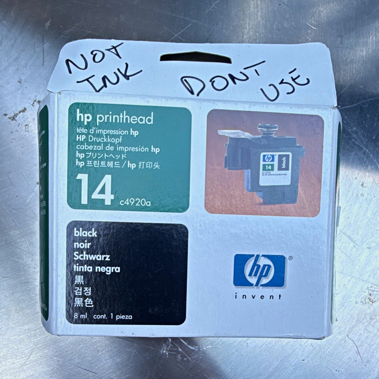 HP 14 Black Printhead Cartridge C4920A Compatible with HP 14 Series Printers