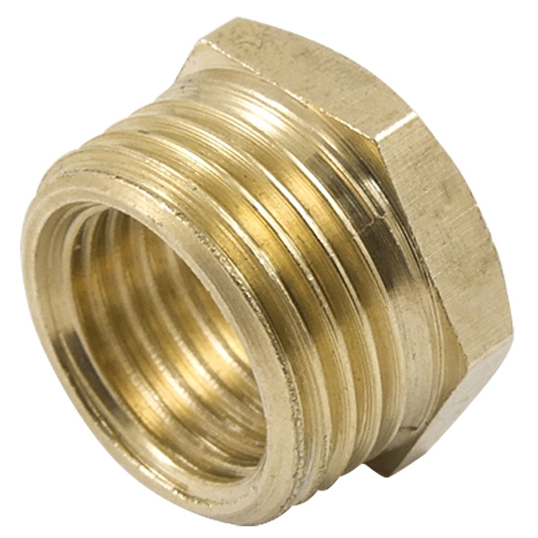 5/8" x 15/32" Thread Hex Bushing Pipe Reducer Connector
