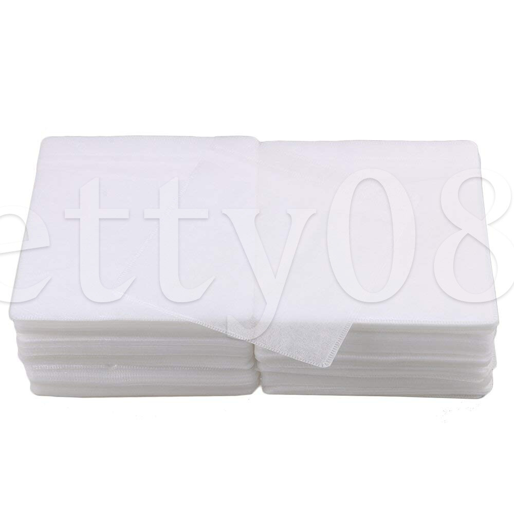 500PCS CD Sleeves OPP Plastic for CD and DVD Storage Binders 14x13cm
