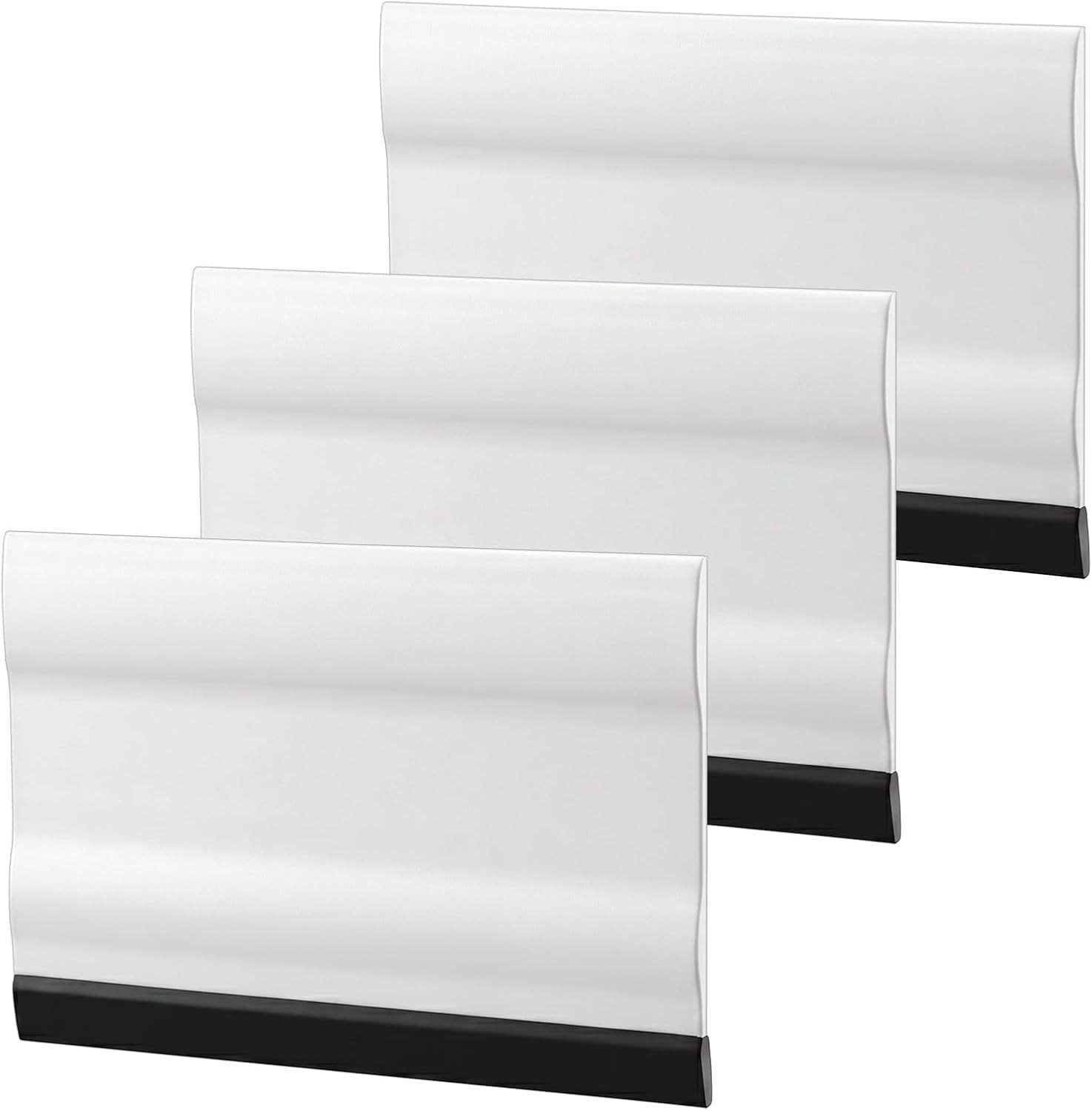 3Pcs Mini Rubber Squeegee 3 Inch Small Handheld Window Scraper for Car