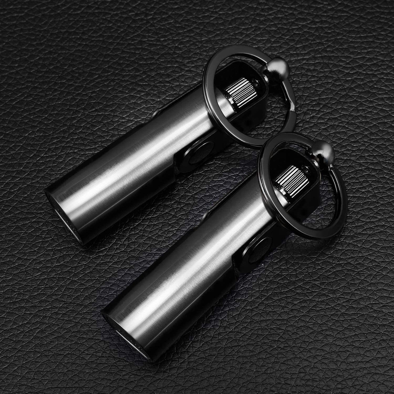 Permanent Match Lighter, 2 Pack Waterproof Flint Fire Starters | Reusable infini